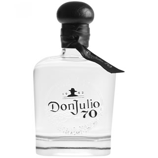 Tequila don Julio 70 cristalino Botella. 